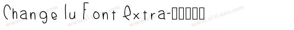 Change Lu Font Extra字体转换